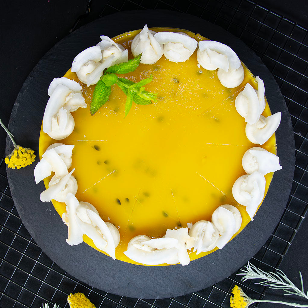Тропическа торта с манго и маракуя 🥭